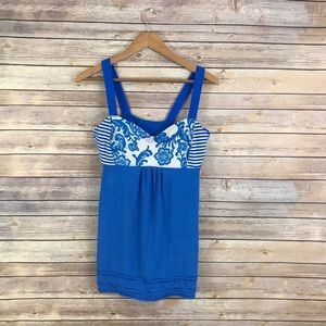 Lululemon Run: Back on track beaming blue tank